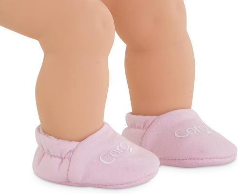 Corolle Baby Doll Pink Slippers Outfit Accessory - Mon Premier Poupon Clothing and Accessories fit 12" Dolls, for kids ages 18 months and up...