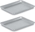 Vollrath (5220) Wear-Ever Collection Quarter-Size Sheet Pans, Set of 2 (9 1/2-Inch x 13-Inch, Aluminum)...