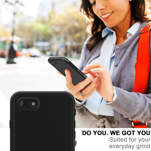 Diverbox for iPhone SE 2020 Waterproof Case iPhone 8 Waterproof Case,Waterproof Shockproof IP68 Full-Body Sturdy Case Built-in Screen Protector fo...