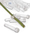 Royal Imports Floral Water Tubes with Caps – 3" Clear Plastic Flower Vials for Single Stem Roses, Buds, Bouquets – Standard Style, 1/2" Opening – ...