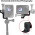 HSU 90 Degree Aluminum Vertical Bracket Adapter Elbow Mount for GoPro Hero 12/11/ 10/9 Black...