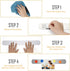 Stainless Iron Strips Bulletin Bar Board Adhesive Frameless Magnetic Bulletin Bar Strip with 10 Pieces Colorful Magnets and 8 Pcs Adhesive Tape, M...