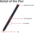 Elite Pen for HP Elite Slim Active Pen for HP Elite Slim Rechargeable Pen for HP Probook, Computer Touchpad Stylus for Writing withBluetooth...