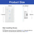 BSEED Smart Light Switch, 3 Gang ZigBee Switch with APP Control and Timer Function, Touch Alexa Remote Light Switch Compatible with Alexa, Google ...