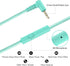 A8 Kids Headphones with Microphone, Lightweight Folding Stereo Bass Headphones with 1.5M No-Tangle Cord, Portable Wired Headphones for Smartphone ...