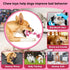 Dog Rope Toys, 3 Knots Chew Rope Toy for Medium and Small Dogs, Natural Cotton Dog Pull Rope for Tug of War and Teeth Cleaning (Pink)...