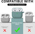 AirPods 3rd Gen Case Cover with Cleaner Kit,Soft Silicone Protective Case for Apple AirPods 3rd Generation Charging Case with Keychain,Shockproof ...