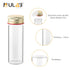 ULAB Scientific Sample Tubes 25ml with Screw Caps, Small Spice Containers 1oz, Makarthy, 3.3 Borosilicate Glass Tubes, Caps in Aluminum Material, ...