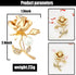 Women's Crystal Pearl Flower Brooches Elegant Enamel Rhinestone Floral Statement Brooch Pins Fashion Jewelry Accessories for Women Gift Gold...