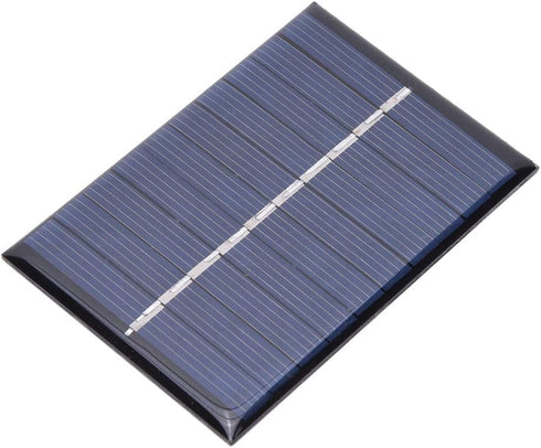 2Pcs Solar Panels Solar Battery Charger Solar Power Bank 0.6W 5V Waterproof Polysilicon 80x55mm Solar Panel Charging Power Board Charger for Multi...