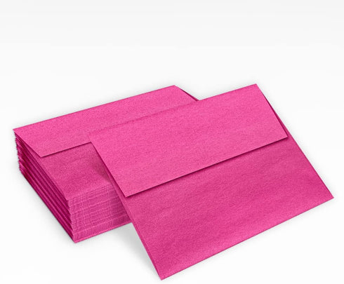 A1 Invitation Envelopes (3 5/8 x 5 1/8) - Azalea Pink Metallic (50 Qty.)...