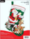 Bucilla Felt Applique Stocking Kit Santa Choir Practice, 18"...