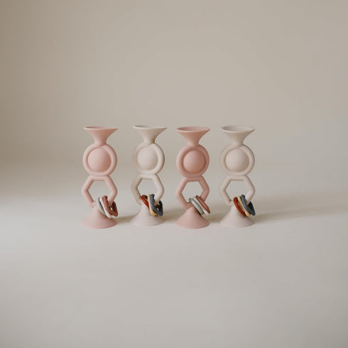 mushie HexaPop Suction Toy | Toddler Sensory Toy for Nursery and Play (Shifting Sand)...