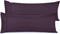 Nestl Body Pillow Cover Soft Pillowcase Lightweight Purple Eggplant Microfiber Body Pillow Case Cover 20x54 Inches Envelope Closure, Set of 2...