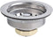 Hydro Master Kitchen Sink Basket Strainer Standard Drains(3-1/2 Inch), Stainless Steel with Rubber Stopper for Kitchen Sinks...
