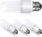 4 Pack LED Stick Light Bulbs with Dusk to Dawn, 40W Equivalent,Soft White(2700K),650lm,Auto On/Off Outdoor LED Bulbs,Damp Rated,E26 Medium Base.……...