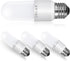 4 Pack LED Stick Light Bulbs with Dusk to Dawn, 40W Equivalent,Soft White(2700K),650lm,Auto On/Off Outdoor LED Bulbs,Damp Rated,E26 Medium Base.……...