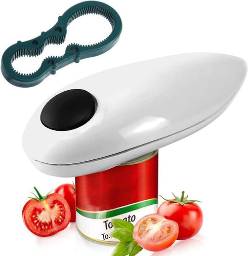 Yinuoday Electric Can Opener with Manual Bottle Opener Battery Operated Handheld Can Opener Smooth Edge Automatic Can Opener for Most Sized Cans...