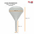 Funnel Polypropylene Plastic 90mm 3.5" Diameter 5-Pack...