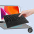 Wireless Bluetooth Keyboard with Touchpad,Portable Ultra Slim 7-Colors RGB Backlit Keyboard,10 inch Rechargeable Keyboard with Trackpad for IPad/I...