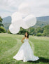 36 Inch Giant Balloons White Balloons(Premium Helium Quality), 6 Pack 36'' Large Latex Balloons for Photo Shoot/Birthday/Wedding Party/Festivals/E...