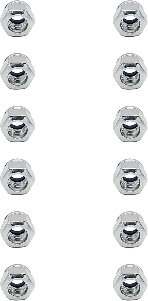 HAKATOP 12PK 192090 Shear Bolt & Nut Set for Husqvarna 532192090 532179828 532187494 532188243 588077501 601001986 AYP 192090 ST2109 ST230 ST261 S...