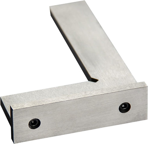 Precision Machinist Square 4 Inch Engineer Square 90 Degree Right Angle Ruler Ground Hardened Steel with Seat 4 x 2.8 Inch...