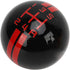 Akozon 5 Speed Gear Shift Knob for Manual Replacement Shifter Lever Stick Head Knob for from 1967 to 2018 (Black Red)...