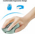 Wireless Bluetooth Mouse with 4 Way Navigation Scrolling, Rechargeable, 4 Level 3200 DPI, Quiet Click, Multi-Device Mice for Computer, Laptop, iPa...