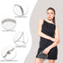 Acrylic Heart Clutch Bag Mini Clear Evening Handbag with Detechable Chain for Women...