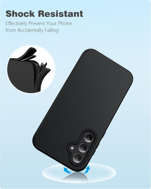 FNTCASE for Samsung Galaxy A35-5G Case: Phone Case with Built-in Screen Protector Protective Silicone Cell Phone Cover Rugged Shockproof Full Prot...