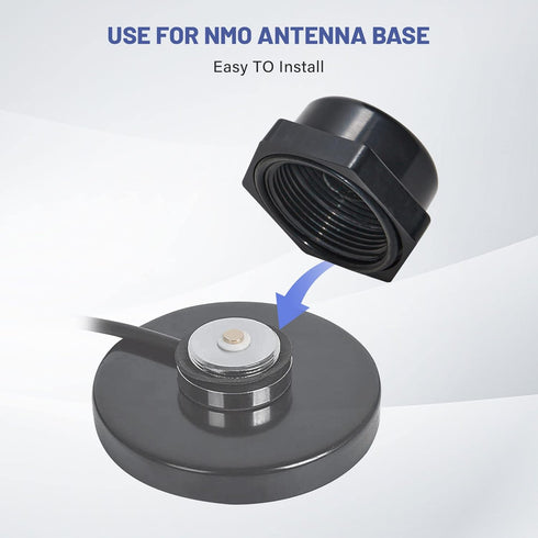 Anina NMO Antenna Mount Cap with O Ring Seal Dust Weather Rain Cover 2-Pack...