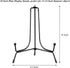 2 Pack Upgraded Plate Display Stands, 10 Inch Anti-Slip Iron Photo Holder Stands Book Display Stands, Compatible 11 to 14 Inch Decorative Plates, ...