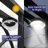 Solar Gutter Lights Outdoor, 9 LED, Super Bright, Waterproof, Wireless Security for Garden, Wall, Yard, Deck...