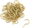 yueton 50pcs Metal Screw-in Ceiling Hooks Cup Hooks (Gold)...