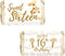 White and Gold Sweet 16 Birthday Party Mini Chocolate Candy Bar Wrappers - Sixteen 16th Party Favor Stickers - 42 Stickers...