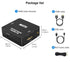 HDMI Audio Extractor, 4K HDMI to HDMI Splitter 3.5mm AUX Audio 1080P, Compatable for TV, PC, PS3/4/5, Blu-ray/DVD/HD Player, Projector, Sound Syst...