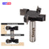 CNC Spoilboard Surfacing Router Bits,4 Wings 1/2" Shank 2" Cutting Dia Flattening Router bit for Woodworking Tools...