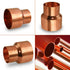 DDSD1252 Reducing Copper Coupling With Sweat Sockets And With Rolled Tube Stop, 1-1/4 X 1 Inch...