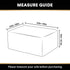 PrinceDeco Real Velvet Plush Ottoman Cover Soft Rectangle Folding Storage Covers Furniture Protector Removable Footstool Protect Footrest Covers E...
