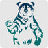 FINGERINSPIRE Bear Stencils Wall Decoration Template 11.8x11.8 inch Plastic Bear Drawing Painting Stencils Templates Square Reusable Stencils for ...