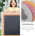 LUOZZY Bulletin Board Borders Ice Cream Board Borders Stickers Blackboard Board Border Stickers for School Classroom Offices...