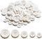 Sewing Buttons - Craft Buttons, 5 Sizes of 100 Pcs Versatile Buttons for Sewing, DIY Projects and Holiday Decoration (White)...