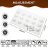 15-Cavity Sphere Design Silicone Mold,Baking Mold for Mousse Cake, Fondant Mold Silicone Mold for Baking Cakes, French Dessert Mold for Pastry Cho...