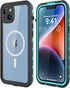 for iPhone 14 Plus Waterproof Case - Shockproof, Dustproof, Built-in Screen Protector, Magnetic Ring, 6.7" (Teal)...