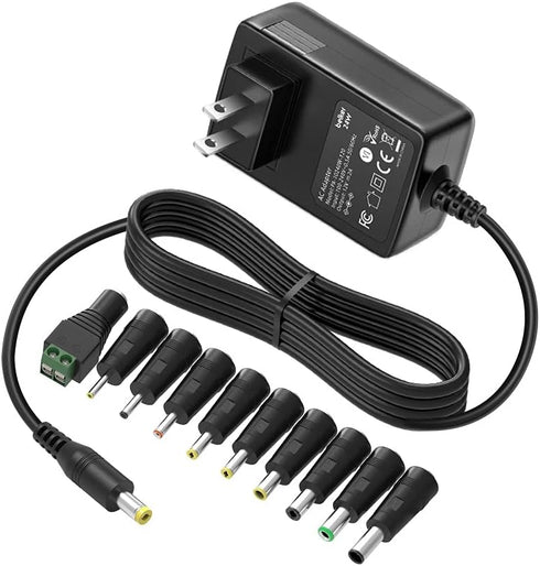 Belker 12V 2A 1.5A AC Adapter Charger Power Adapter Supply for 12 volt Electronics - 2000mA Max....
