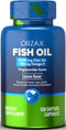 ORZAX Omega 3 Fish Oil 1200 mg - EPA DHA Omega 3 Supplement - Heart, Eye, Joint, and Nerve & Brain Supplement - Lemon Flavored - 120 Softgels Caps...