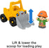 Little People Toddler Construction Toy Bulldozer Vehicle & Worker Figure for Pretend Play Ages 1+ Years...