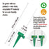 6 Pcs Plant Waterer Automatic Adjustable Plant Watering Spikes Self Water Drip Irrigation System with Control Valve Switch for Garden Home Indoor ...