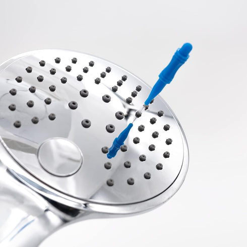 20PCS Shower Nozzle Cleaning Brush Shower Head Gap Hole Anti-Clogging Brush Laptop Hole and Keyboard Cleaning (Blue)...